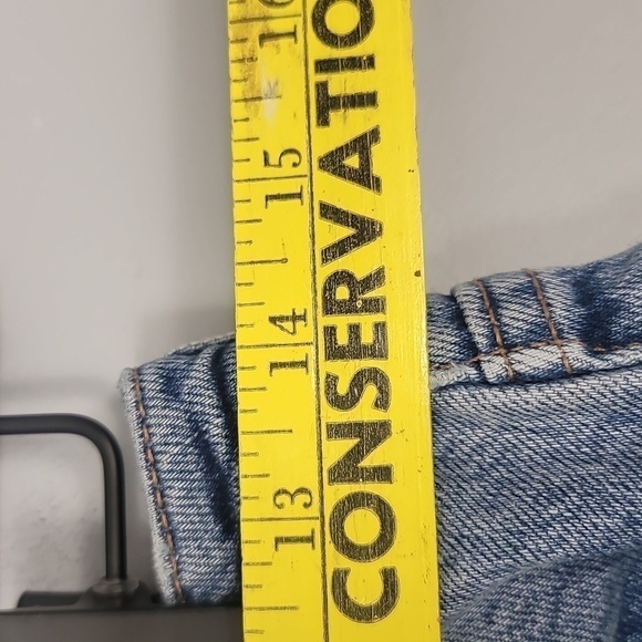 Top Shop Asos Women's Straight Fit Raw Hem Jeans - Picture 5 of 11